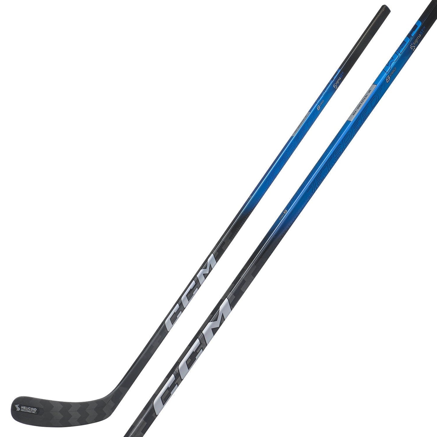 CCM Jetspeed FT8 Pro Hockey Stick (Blue) - Intermediate