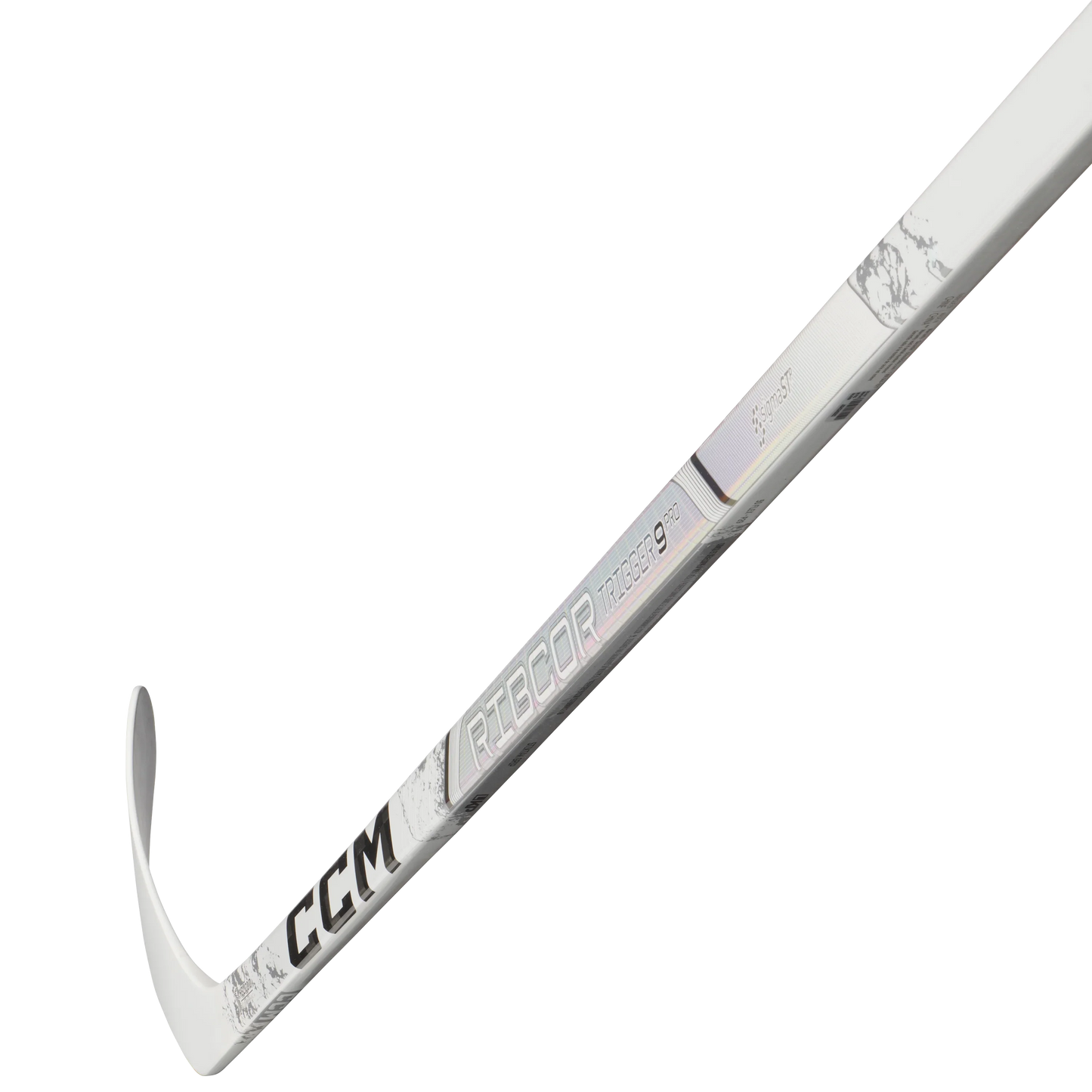 CCM Ribcor Trigger 9 Pro (WHITE) Hockey Stick - Junior