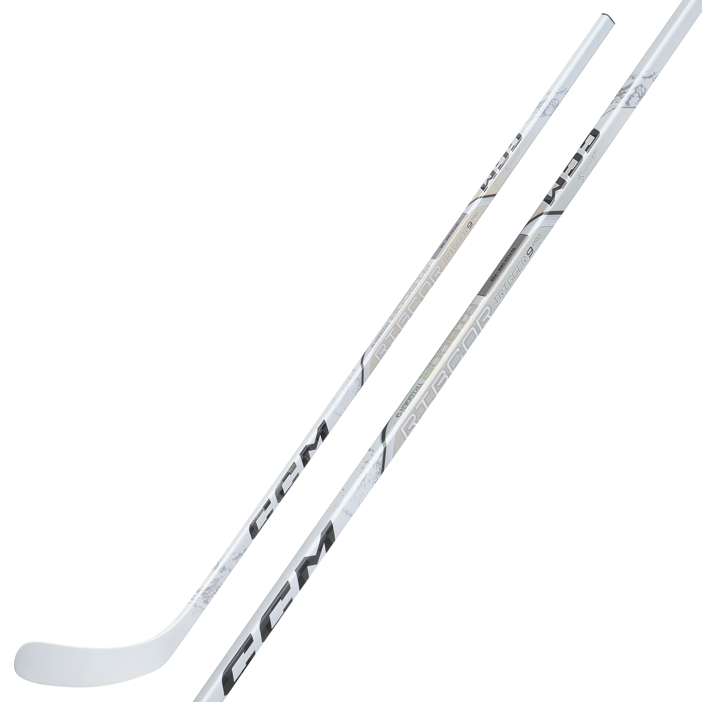 CCM Ribcor Trigger 9 Pro (WHITE) Hockey Stick - Junior