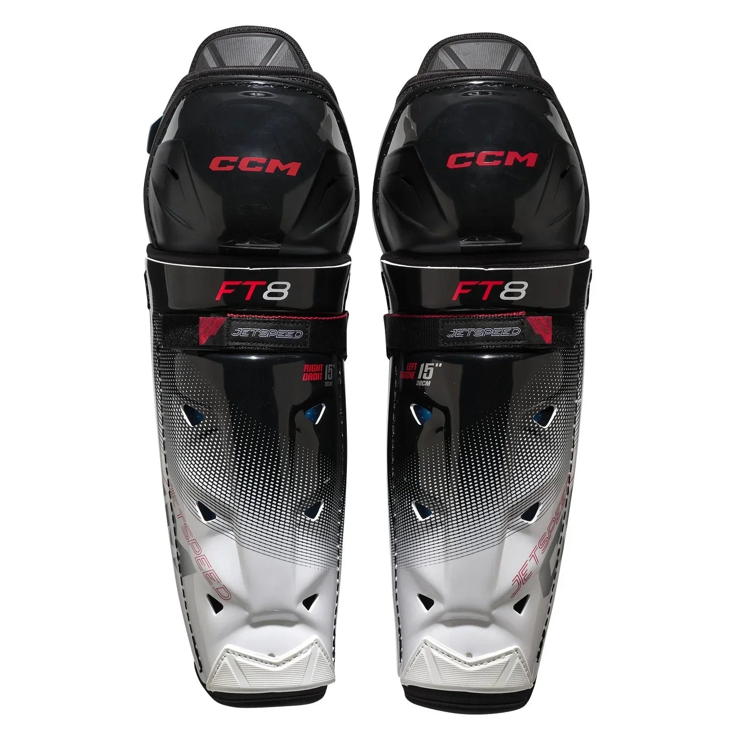 CCM Jetspeed FT8 Shin Guards - Junior