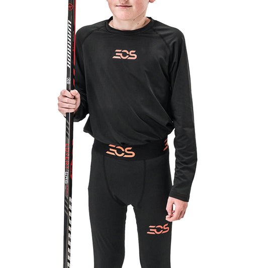 EOS Baselayer Athletic Fit Longsleeve Top & Compression Pant Combo (S25) - Junior