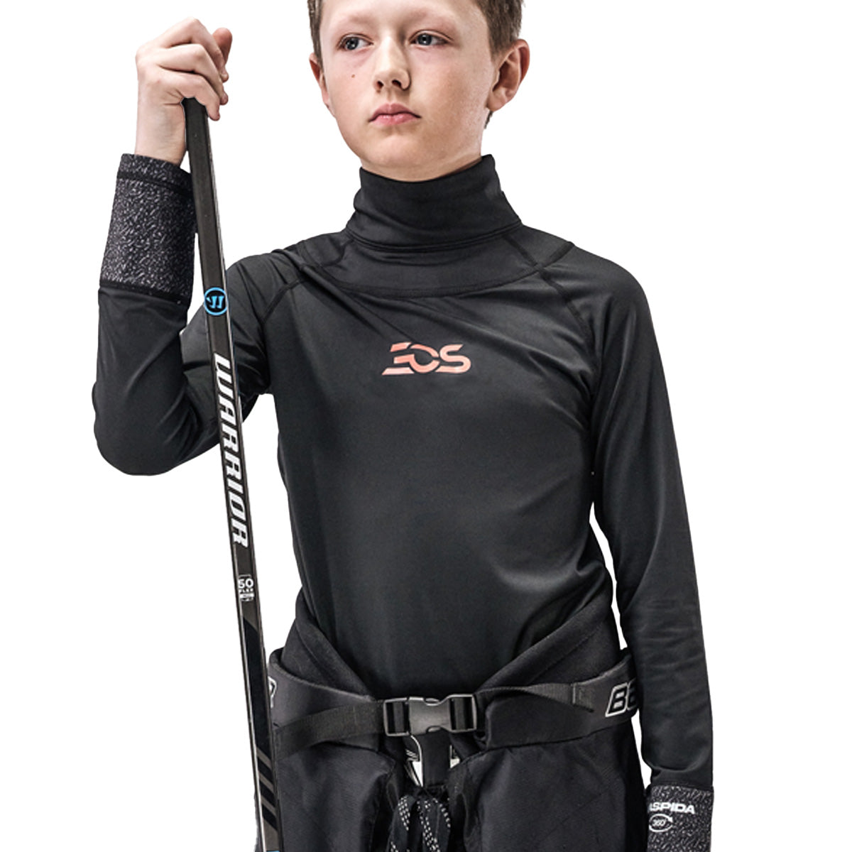 EOS Baselayer Compression Top w/ Integrated Neck & Wrist Guard (S25) - Junior